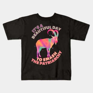 Beautiful Day to Smash the Patriarchy Ibex Kids T-Shirt